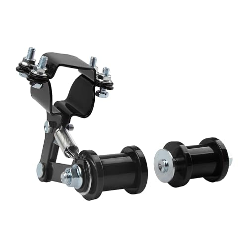 Motorcycle Chain Adjuster Tensioner Guide Roller Compatible with ATV Quad Dirt Pit Bike 4 Wheeler Go Kart Black - color: Black