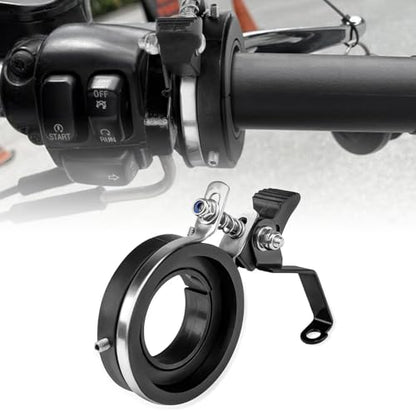 GUAIMI Cruise Control Motorcycle Throttle Assist Lock for Harley 1990-2026 Cable Throttle with OEM Grips or Aftermarket Grips with Minimum 1 1/8" to Maximum 1 3/4" Outside Grip Diameter