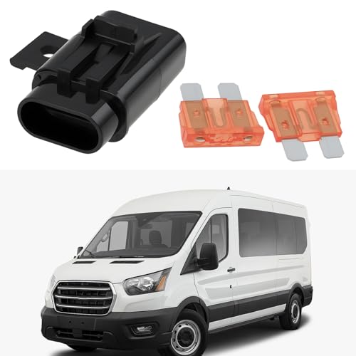 2 Sets 2 Pin 40A Fuse Connection Socket Kit Suitable for Passenger Cars Motorcycles Ships - size: 40A