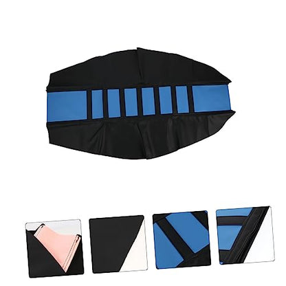 ULTECHNOVO Motorcycle Seat Pad Non-Slip PVC Cover for Sun Protection Cushion for Motocross Saddle Cover