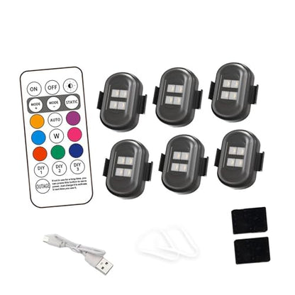 Motorcycle LED Safe Flashing Light Watertight ABS High for Day Night Anti Shock Bike Indication Light - color: B