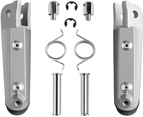 Motorcycle Front Foot Pegs for Honda Honda VFR800 03-10 CBR600 98-02 VTR250 1997 1998 1999 2000 2001 02 03 04 05 06 07 08 09 2010 - color: Black#3