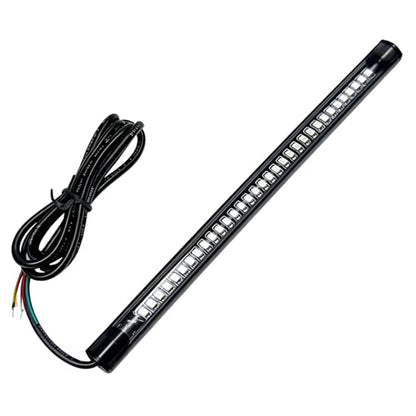 Car LED Light Strip, 8 Inch Flexible Lights Bar 12V Tail Brake Stop Turn Signal Lamp, Waterproof 32LED 2835 SMD Light Strip Dual Color Indicator Lamp for Car Motorcycle ATV
