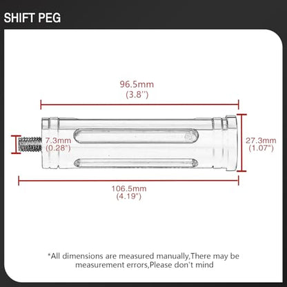 Motorcycle Extended Shifter Peg Toe Foot Shift Peg for Harley Softail Sportster Dyna Touring Road King Street Glide Road Glide Fat Bob (Black white) - color: Black white