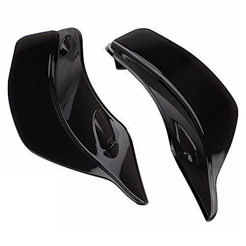 Side Fairing Wind Windshield Air Deflector for Harley Road Glide FLTRX FLTRU FLTRXS 2015-2023 Black - color: Black
