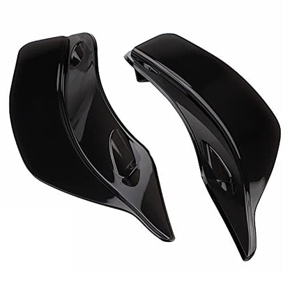 Side Fairing Wind Windshield Air Deflector for Harley Road Glide FLTRX FLTRU FLTRXS 2015-2023 Black - color: Black