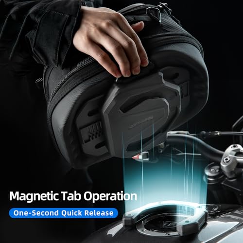 Rhinowalk Motorcycle Tank Bag Adapter Base with Strong Magnetic-XM10418 - color: Black418