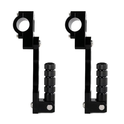 Xitomer 22-28mm Highway Peg Mounts Adjustable Footpeg Kit Long Angled, Rider Adjustable Highway Peg Mount Kit Engine Guards Crash Bars Footrest Mounting Brackets Arms - size: 165mm