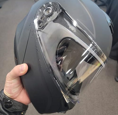Universal Helmet Shield Anti Fog Film,Clear Visor Lens Insert Fog Resistant 3.7" x 10.7" - 2 PCS - size: 2 PCS UNIVERSAL ANTI-FOG