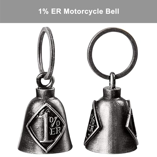 Dream Apparel Motorcycle Bell Guardian Angel Drive Away Gremlin, Biker Bell for Men Women Rider Riding, Good Luck Gift - style: 1% Er