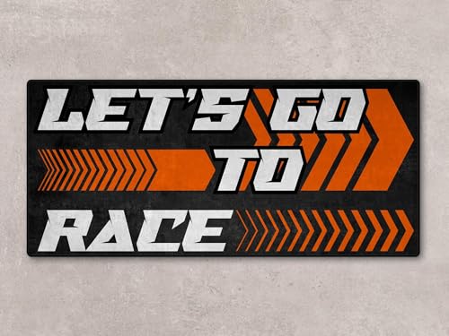 Garage Mat Design for KTM and Custom Motorcycles, Display and Pit Mat, Washable Non-Slip Garage and Showroom Floor Carpet (Size 2: 102 x 47/260 x 120 cm) - size: 3'3" x 7'3" (Oblong)