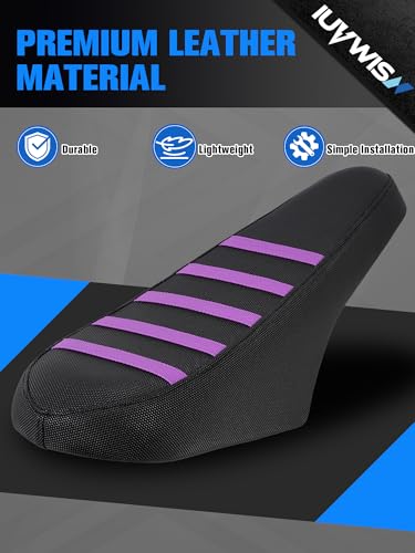 Non-Slip Seat Cover Compatible Fit for Ridstar Q20/Q20 Pro Lite EBike E-Bike, Electric Bike Soft Seat Cover Purple - color: purple