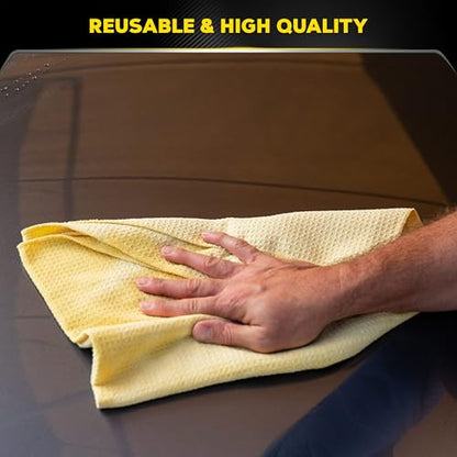 Meguiar's Water Magnet Microfiber Drying Towel - Premium Car Drying Towel That's Super Plush, Water Absorbent & Scratch-Free -1 Pack - size: 1 Drying Towel Pack, style: Microfiber Towel