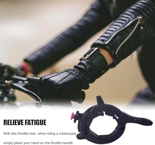Motorcycle Throttle Cruise Control Clamp, Universal Handlebar Lock Assist, Motorcycle Throttles Accessories Levers