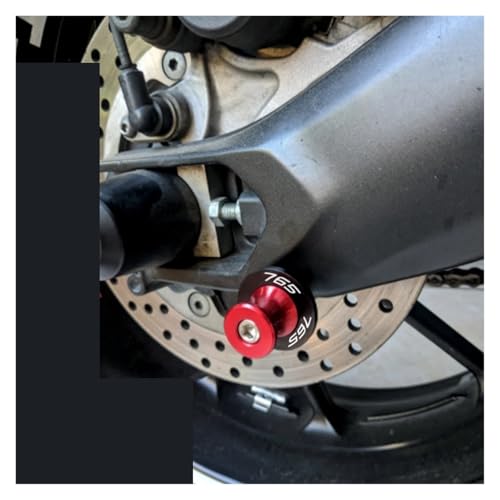 Swingarm Spools, Compatible With Triumph Street Triple 765 RS S R 765RS 765R 675 Motorcycle Swingarm Spools Sliders Stand Screw(Grey-765)