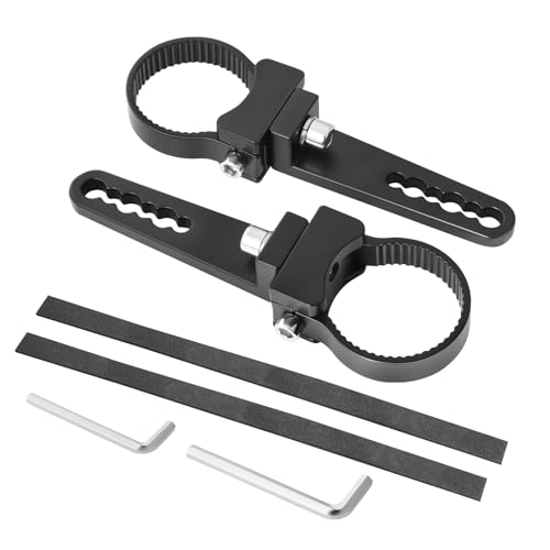 1.75" Bull Bar Tube Mount Clamps Universal Mounting Brackets Holder Kits for Led Hid Light Bar Jeep Wrangler Trucks Off-Road, 2pcs - size: 1.75 Inch