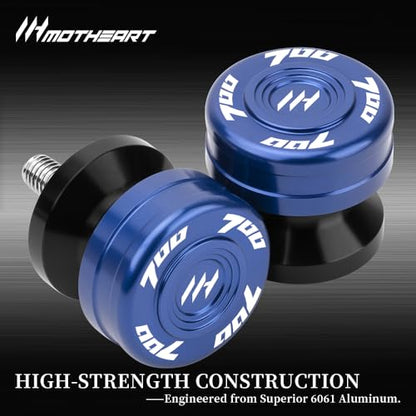 Motorcycle Swingarm Spools Slider -M6 For Tenere 700 (T7) (XTZ700) 2019-2025 CNC Aluminum Paddock Stand Bobbins Protects Rear Swingarm tenere 700 (t7) Accessories (Blue) - color: Blue