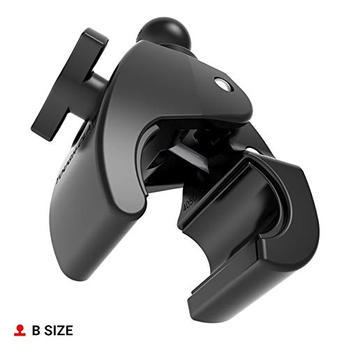 RAM MOUNTS Tough-Claw Clamp Base with B Size 1" Ball, Rail and Handlebar Mount Base for Phone, Tablet & Device Holders RAP-B-404U - style: Medium Clamp