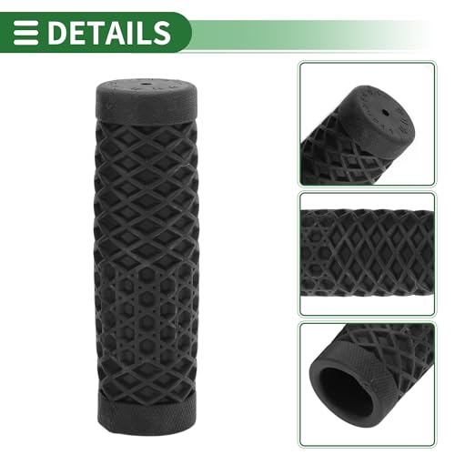 Motoforti 1" 25mm 1.1" 28mm Motorcycle Hand Grips Cover Kit Non Slip TPU Handlebar Cover for Motorcycle Scooter Bicycle ATV Black 1 Set