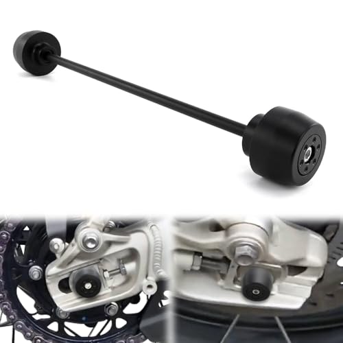 Xitomer Rear Axle Sliders Fit for Street Triple 765 R/RS, Street Triple S / 660S motorcycle Front Fork Wheel Frame Sliders Crash Protector (Rear) - style: Rear