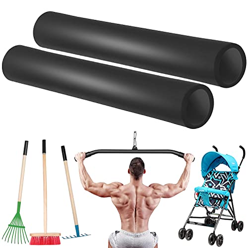Taeku Foam Handle Grip Covers, 1 Pair Anti-Slip NPVC Tubing Sleeves Comfort Grip for Fitness Equipment, Garden Tools, Stroller Handles - color: 7 IN