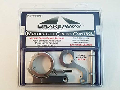 7CP01 BrakeAway Motorcycle Cruise Control Throttle For Metric Cruisers