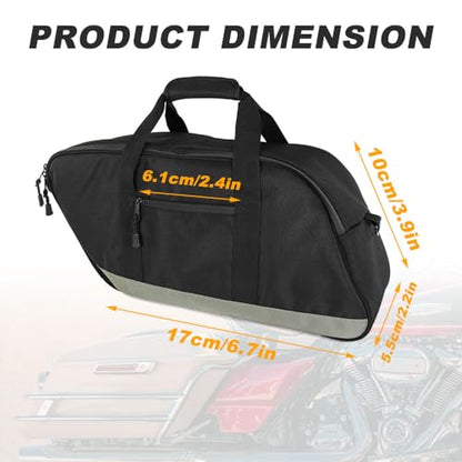 Motorcycle Saddlebag Cooler Bag for Touring Road Glide Electra Glide and Models with Hard Saddlebags, Saddle Bag Insert Cooler Motorcycle Beverage Cooler Bag