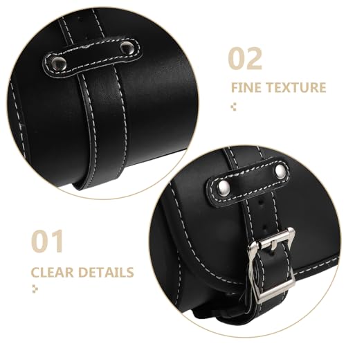Motorcycle Front Fork Bag: 29x13x12cm Waterproof Motorbike Saddle Bag For Front Rear Side Mount - Storage Organizer For Tools & Gear