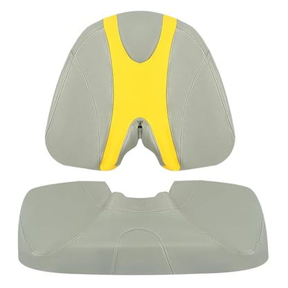 ECOTRIC Custom New Seat Covers Compatible with 2003-2006 Sea-Doo Sportster 4 Tec - color: Yellow and Gray