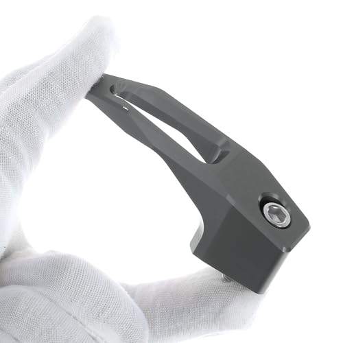 Universal Motorcycle Hanging Hook Square Motorcycle Helmet Luggage Bag Holder Hanger for Scooter Bicycles Titanium Tone 78mm Length
