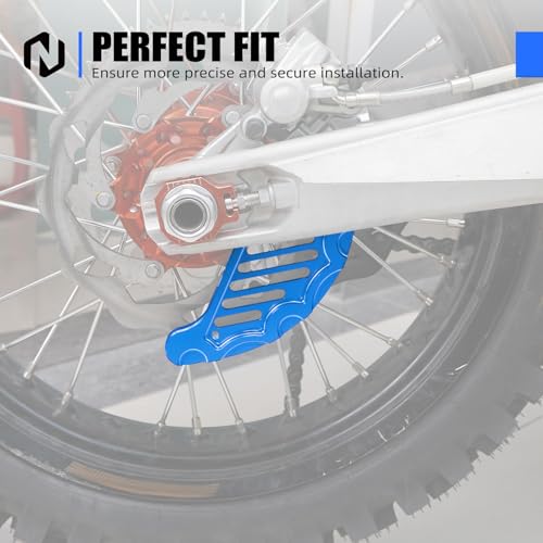 NICECNC Blue Rear Brake Disc Shield Protector Compatible with Husaberg TE/FE 250-570 allshippage 2009-2014 See Fitment - color: Blue