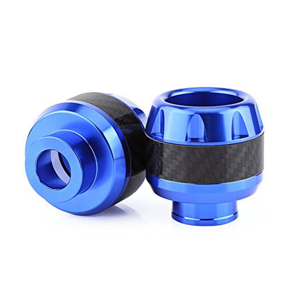 Motorcycle Frame Sliders,front axle sliders,aluminum frame sliders,electric scooter sliders,crash bobbins,motorcycle axle slider,clash 200 efi scooter rear frame sliders,front(Blue) - color: Blue