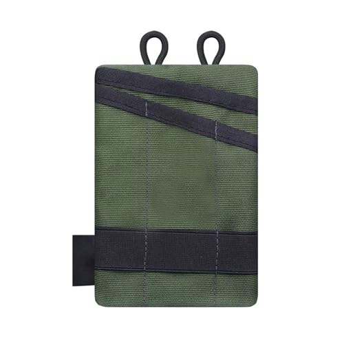 EDC Storage Pouch, Anti-Lost Outdoor Tactical EDC Kit Multi-Function EDC Tool Pouch - color: Green