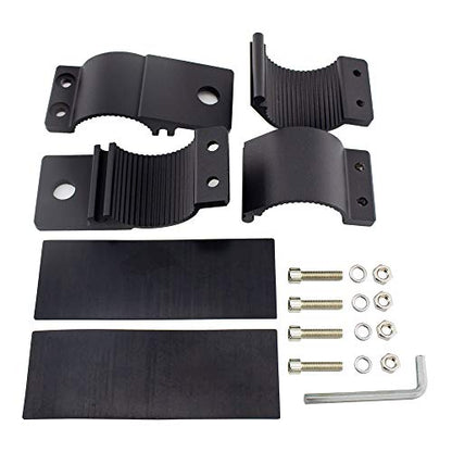 Universal 1.6Inch Tube Clamp Mounting Bracket for Bull Bar Roof Rack Roll Cage - Adjustable 40-42mm (1.57-1.65inch) Kit for LED Square/Round Offroad Lights & Light Bars - size: Approx 40-42MM (1.57-1.65Inch)
