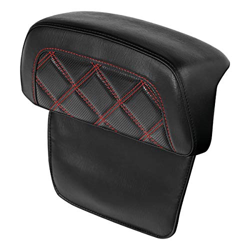 Razor Chopped Trunk Backrest Pad Fits For Harley Touring 2014-2023 Tri Glide Road King Street Glide Road Glide Electra Glide Pack - color: Style D# 2