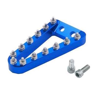 Rear Brake Pedal Step Tip Plate Compatible with SX SXF EXC EXCF XCW XCFW XC XCF Compatible with TC TE TX FE 125 150 250 350 450 2017-2022 (Blue) - color: Blue
