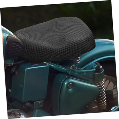 Vaguelly Motorbike Seat Cover Mesh Motorcycle Seat Cushion Pad Breathable Insulated Motorcycle Accessory