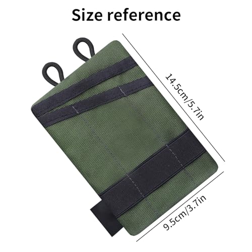 EDC Storage Pouch, Anti-Lost Outdoor Tactical EDC Kit Multi-Function EDC Tool Pouch - color: Green