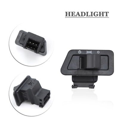 Mokuo Motorcycle Handle Switch Button in PP Material Compatible with Chinese GY6 4-Stroke Scooter Mopeds Jonway Taotao Roketa Parts