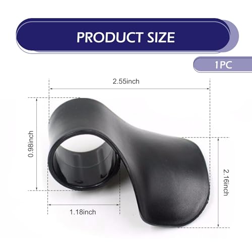 Motorcycle Cruise Control Grip, Motorcycle Throttle Assist, Hand Rest Handlebar Accelerator Booster, Universal Motorcycles Throttle Booster for 0.87"-1.1" Diameter Handlebars (Black)