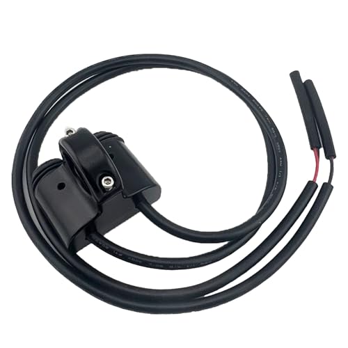 FainWan 12v 5A Motorcycle ATV Bike 7/8 inch 22mm Handlebar Dual Control Multifunctional Headlight Waterproof Switch Dangerous Brake Fog Light 2 in 1 Switch (Black)