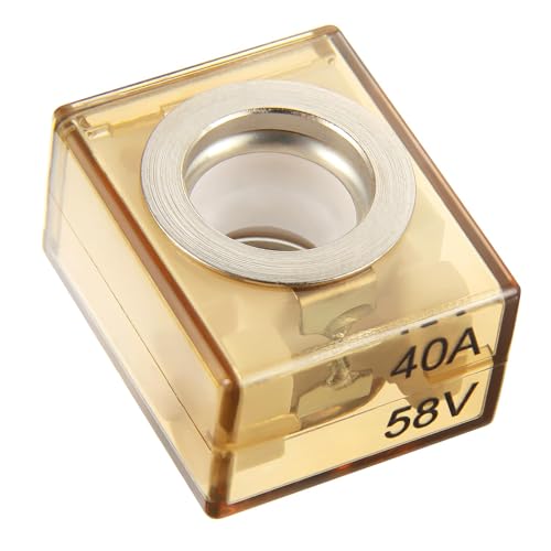 BOJACK MRBF Terminal Fuse Block 40 AMP Marine Rated Battery Fuse 58V DC Max IP66 Waterproof Fuse Holder 40A - style: 40A