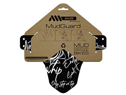 Bike Front Wheel Mudguard - Lightweight & Durable Protection - Universal Fit - Protect Against Mud, Water Spray and More - color: Signature White