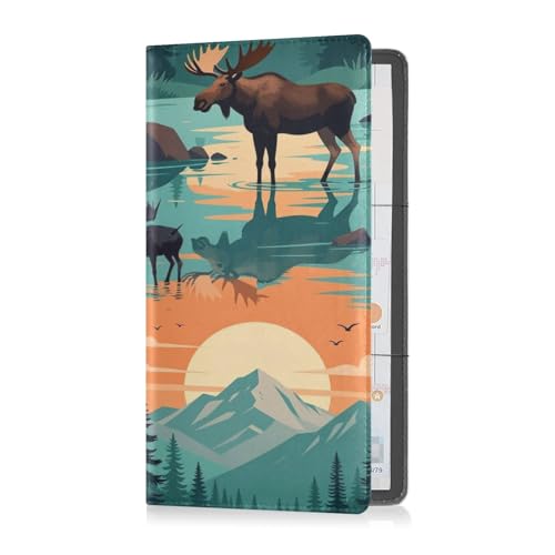 GuoChe Pu Leather Registration and Insurance Card Holder Men Women Document Wallet for any Car, Truck, Motorcycle, Trailer or Boat Lgbtq+ Intersex-inclusive Progress Pride Flag - color: 12