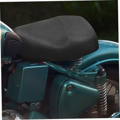 Mikinona Motorcycle Seat Cushion Mesh Seat Pad Insulated Cover for Motorbike Comfortable Ride Protection