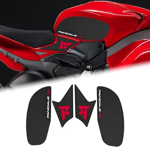 for Panigale V4 V4S Panigale v4s 2025 Tank Pad Protector Motorcycle Sticker Decal Air Knee Grip Tank Traction Pad Side Accessories