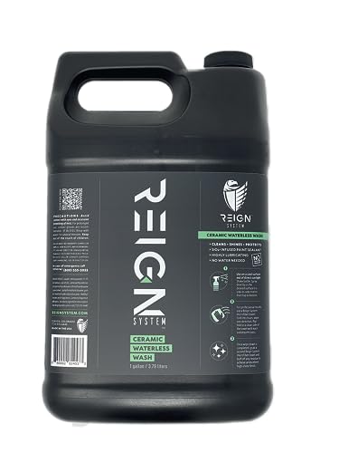 Ceramic Waterless Car Wash 1 Gallon - Ultimate Professional-Grade Ceramic Formula - Deep Shine - Easy Application - 1 Gallon Size for Your Car Detailing Kit.