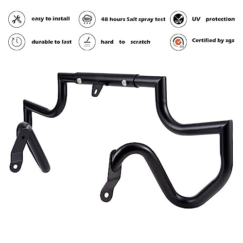 Kinglemc Crash Bar Engine Guard Highway Freeway Bar for Harley V-Rod Vrod Night Rod Muscle VRSC VRSCF VRSCA (Black) - color: Black