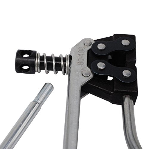 #60-100 Roller Chain Breaker Splitter Detacher Cutter Tool for 60 80 100 12B 16B 20B C2040 C2042 C2050 C2052 A2040 A2050 Roller Chain Fit for Motorcycle Bicycle Go Kart ATV Chains Replacing