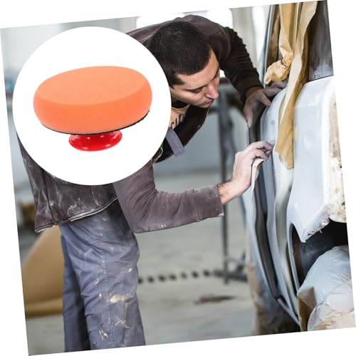 KESYOO Sponge Buffing Pads for Car Polishing Reusable Wax Applicator Pad Set with Sponges Handle for Cars Motorcycles Boats Easy to Use for Optimal Shine